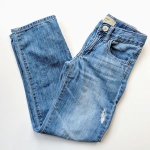 GAP girls boyfriend fit distressed jeans 8 slim